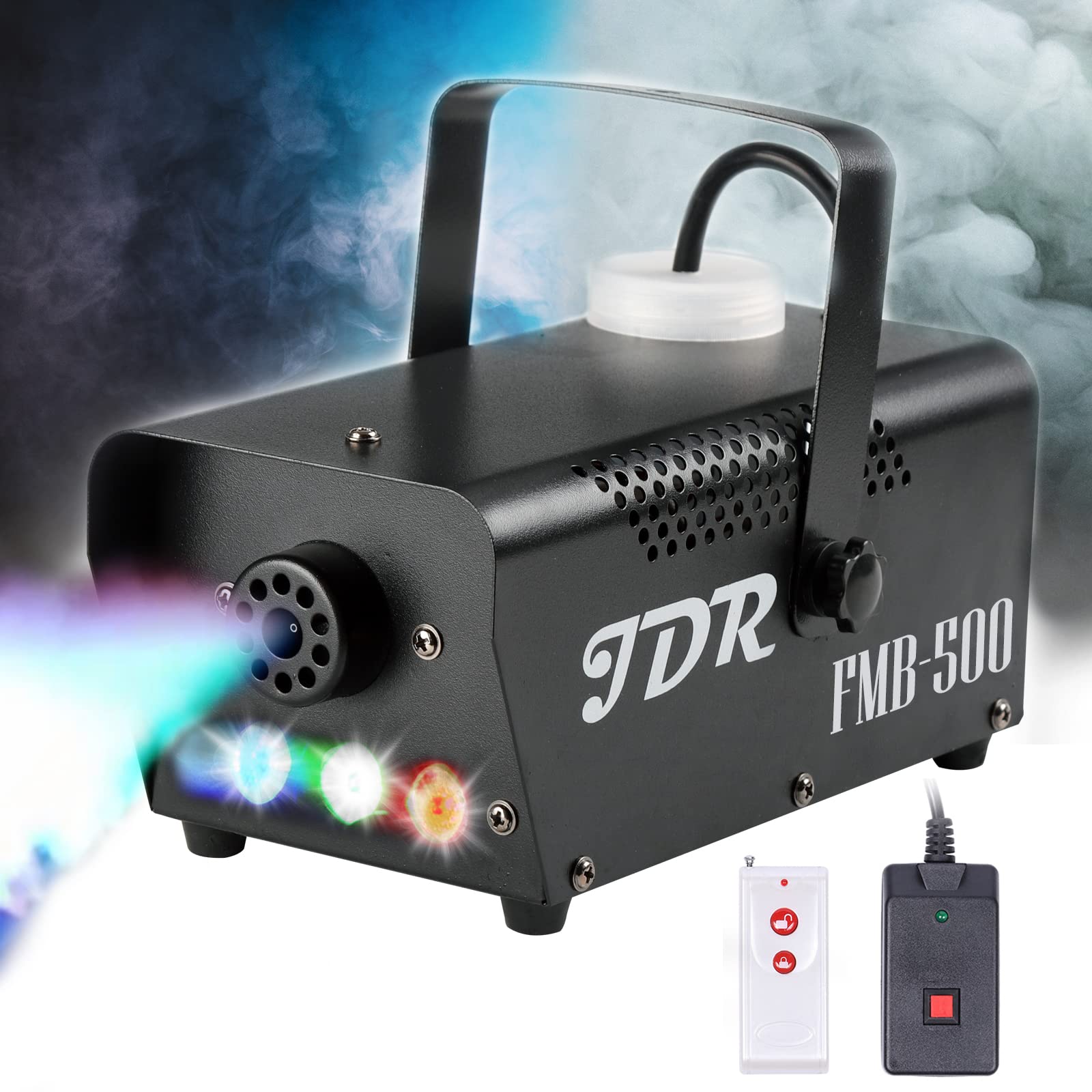 Máquina De Neblina Jdr Smoke Machine 500w 2000m³/h Com Controle Remoto