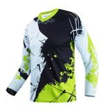 Camiseta Dirt Bike Youalso Youth Green Para Crianças De 8 Anos