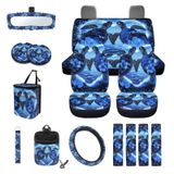 Conjunto De Capa De Assento De Carro Wanyint Sea Turtle Blue Para Mulheres E Homens