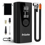 Compressor De Ar Portátil Com Inflador De Pneus Prilotte 20000mah 150psi