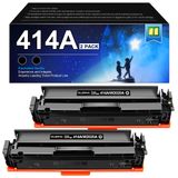 Cartucho De Toner Olorva 414a Preto (com Chip), Pacote Com 2 Unidades Hp 414x