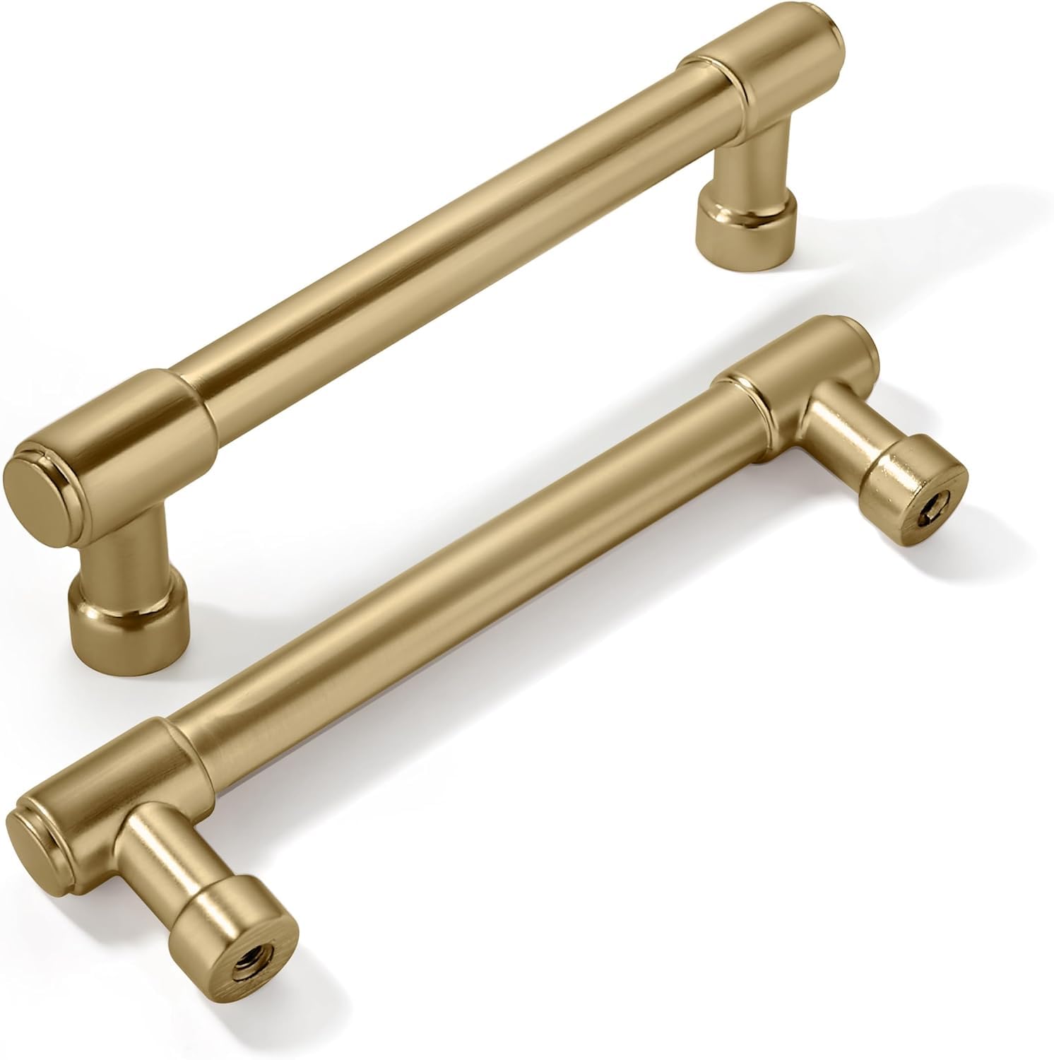 Cabinet Pulls Khtumeware Champagne Bronze, Pacote Com 10 Unidades De 3,5 Polegadas