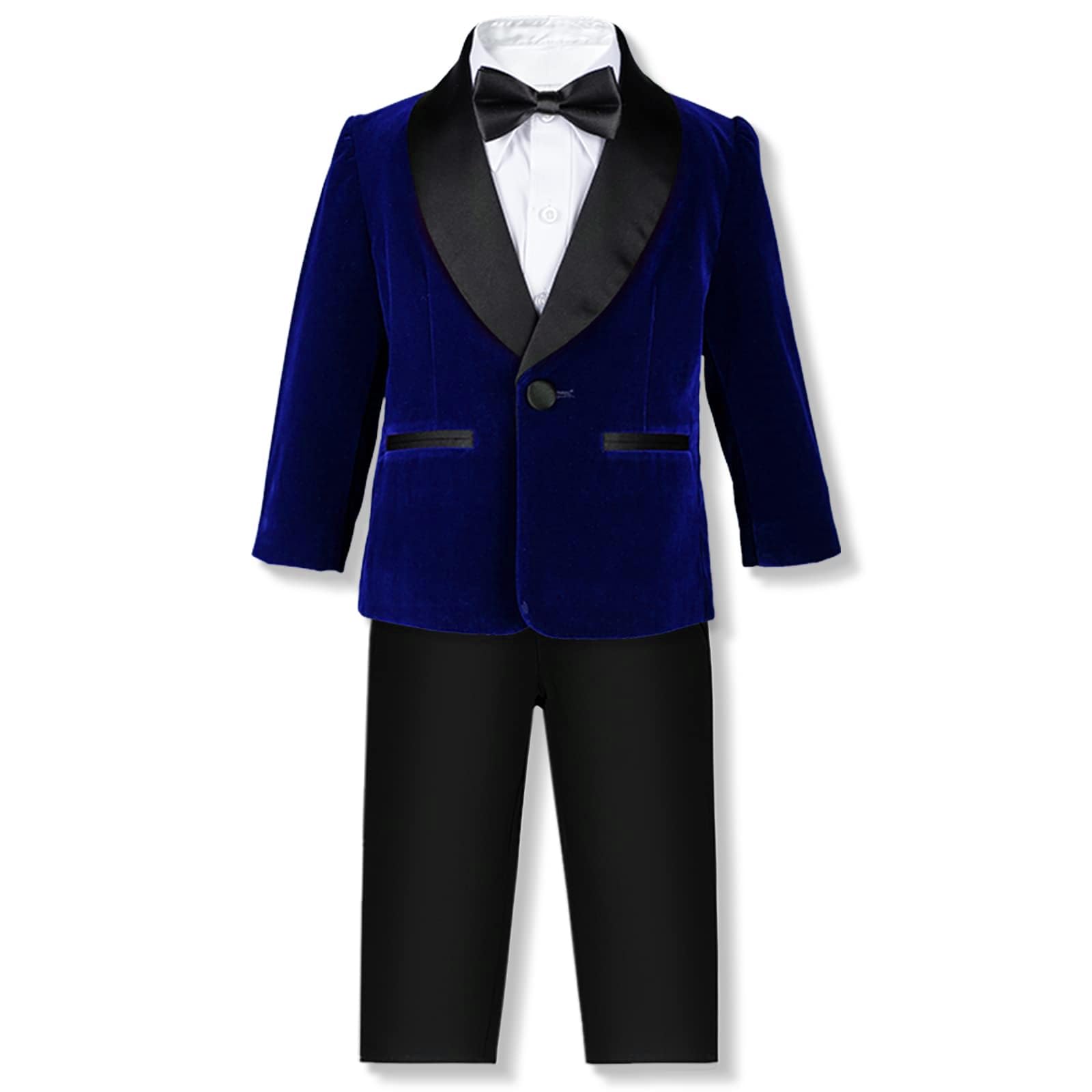 Conjunto De Terno Formal De Smoking Sangtree Velvet Blazer Jacket Boy