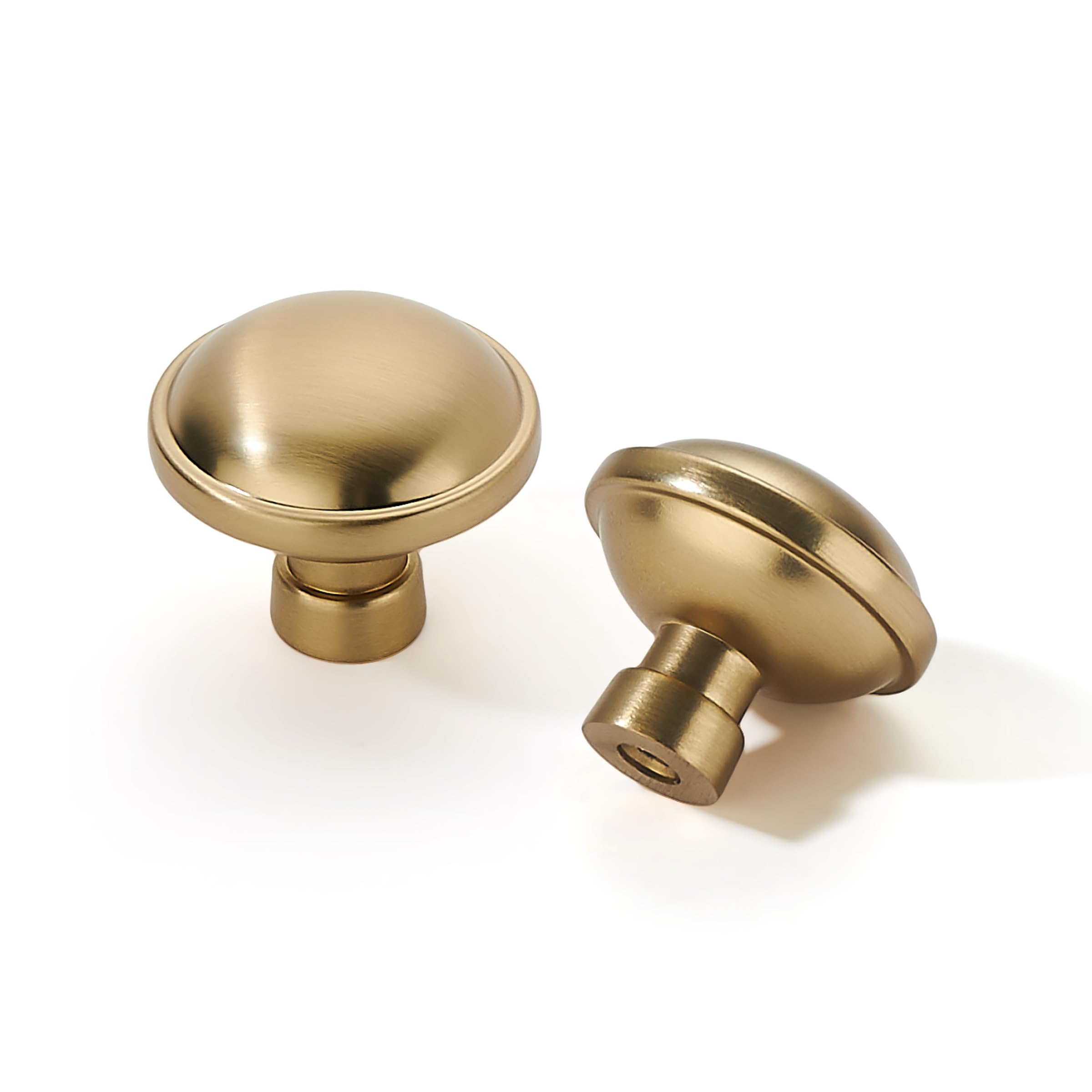 Cabinet Knobs Khtumeware Champagne Bronze, 32 Mm De Diâmetro, Pacote Com 20