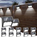 Solar Lights Otdair For Outside, Pacote Com 12 Unidades, Impermeável (preto)