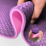Tapete De Ioga Qmkgec Tapete De Exercícios Tpe De 8 Mm Antiderrapante Extra Grosso