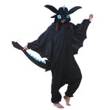 Pijamas Unissex Para Adultos Com Fantasia De Halloween Onesie Deley Dragon