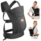Porta-bebês Vrbabies New Upgrade Ergonomic Black