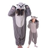 Pijama Darkcom Animal Sea Otter Flanela Unissex Para Adultos
