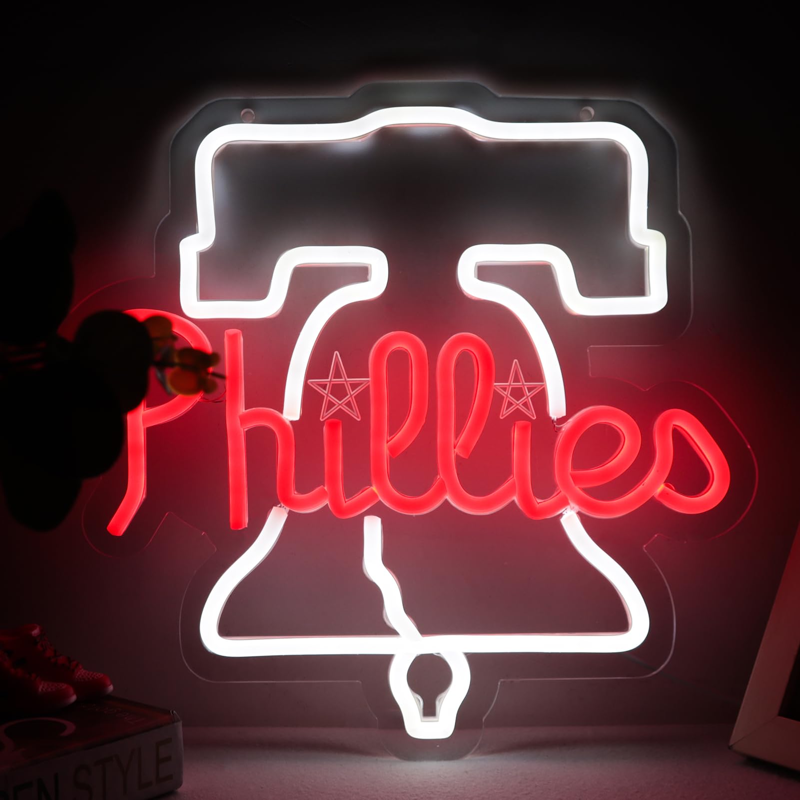 Neon Sign Pugna Baseball Para Decoração De Parede, Luzes Led, Quarto