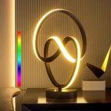 Candeeiro De Mesa Airnasa Modern Rgb Touch Lâmpada De Cabeceira Regulável