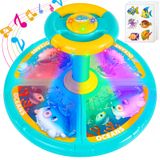Brinquedo Sit And Spin Godelaif 360° Ocean Para Crianças De 3 A 4 Anos
