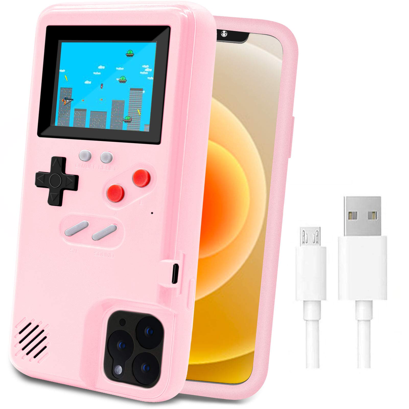 Capa Para Console De Jogos, Compatível Com Lucbuy, Iphone 15 Pro, Rosa