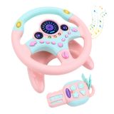 Simulador De Volante Deao Children&#39;s Car Com Som E Luz