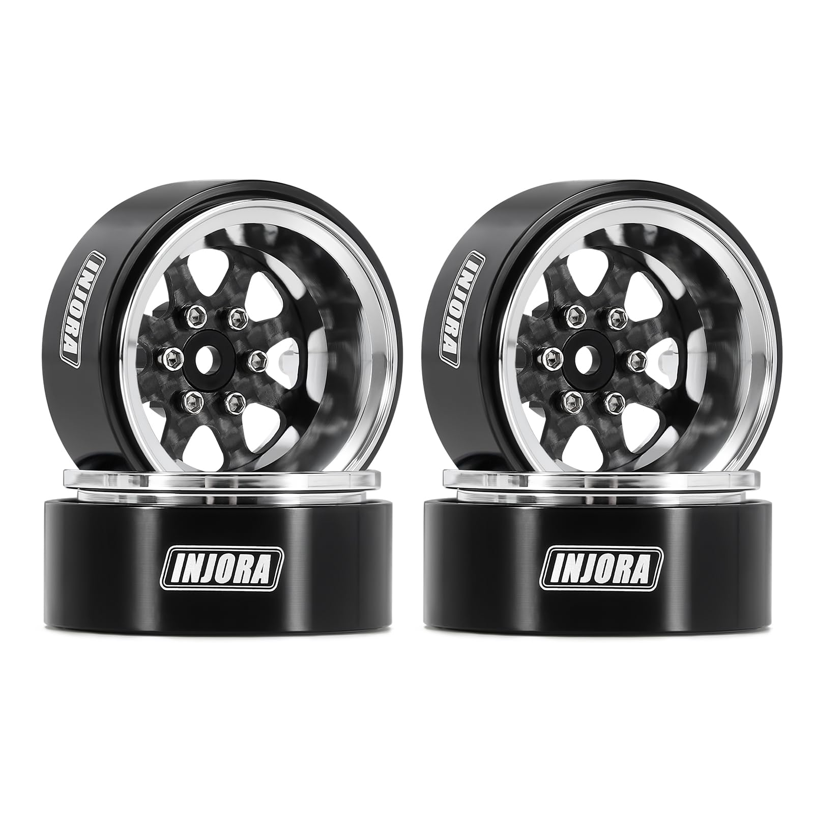 Roda Injora Moduwheel 1.3 Negative Offset Para 1/18 1/24 Rc Crawler