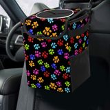 Lata De Lixo Para Carro Gactivity Paws Cat And Dog Print À Prova D&#39;água