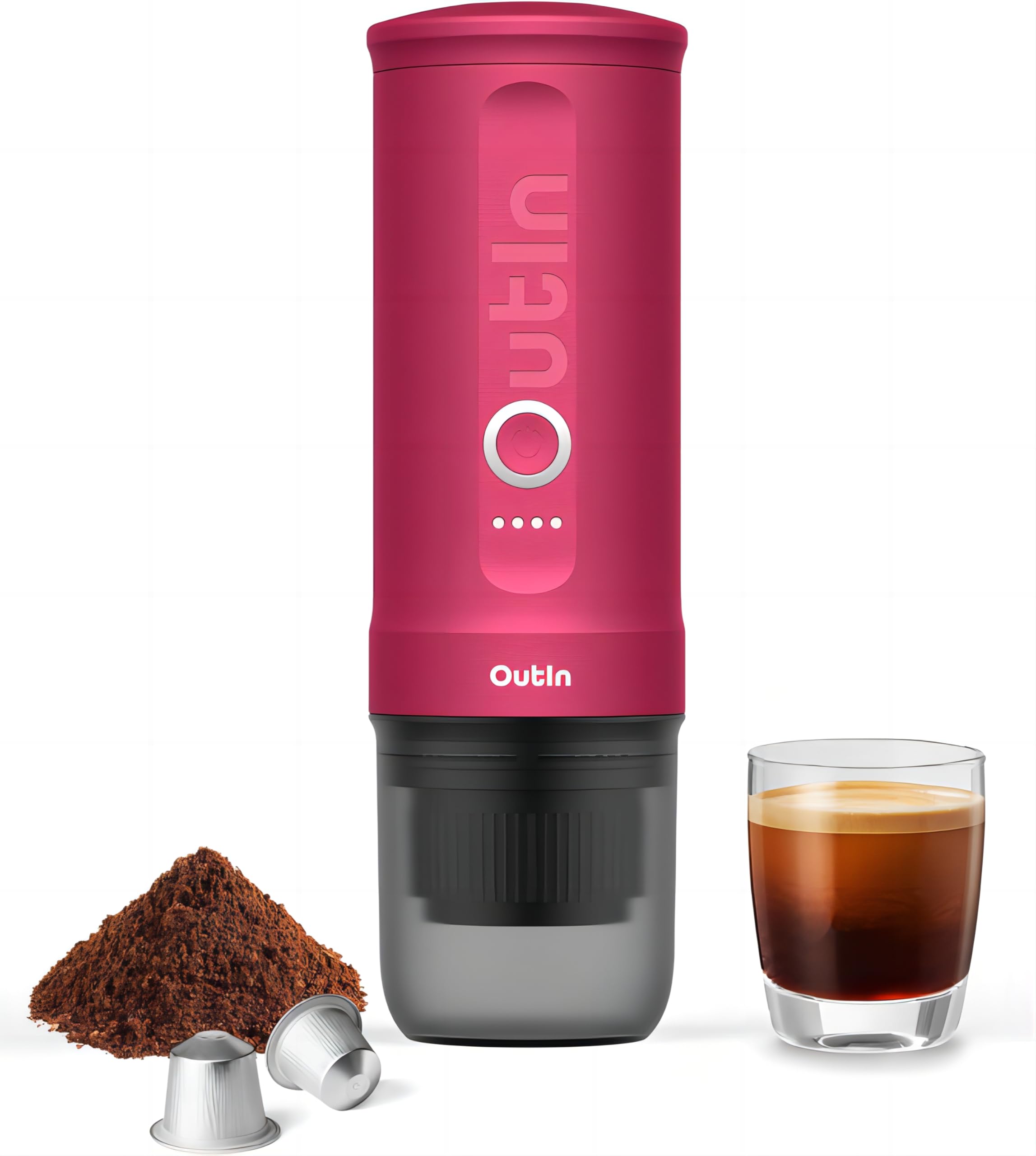 Máquina De Café Expresso Elétrica Portátil Outin Nano Com Usb-c