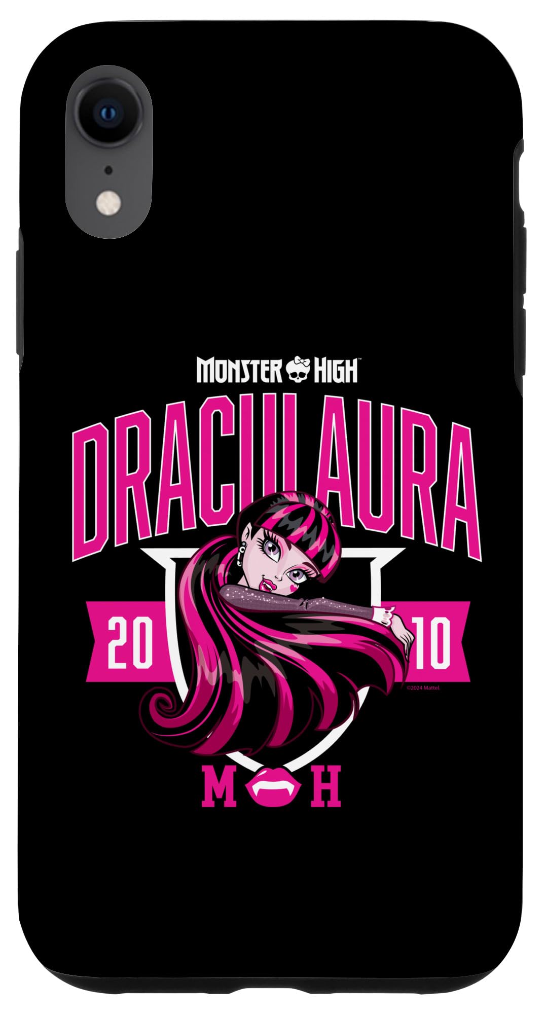 Capa De Celular Monster High Draculaura Collegiate Para Iphone Xr
