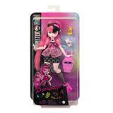Boneca Articulada Monster High Draculaura 25cm 2022 Mthky71
