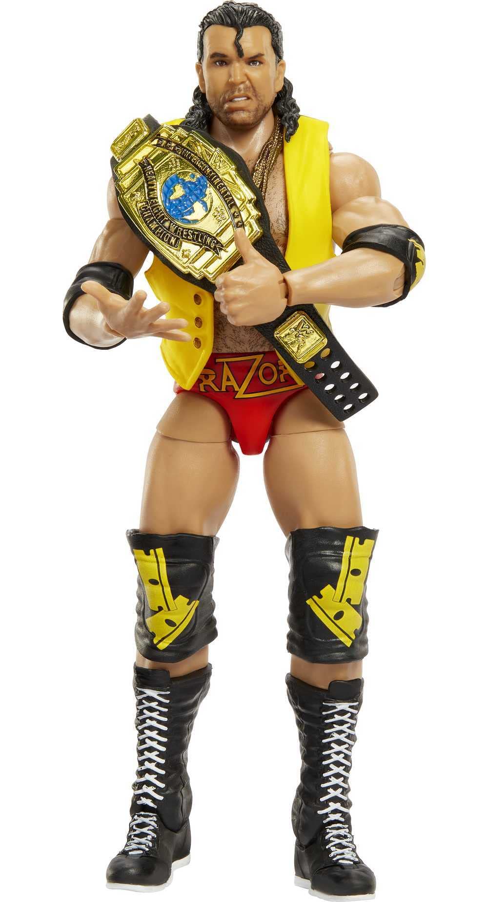 Boneco De Ação Mattel Wwe Razor Ramon Ultimate Edition 15cm