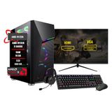Pc Gamer Ryzen 5 5600g 16gb Ram Ddr4 Ssd 480gb Monitor 24
