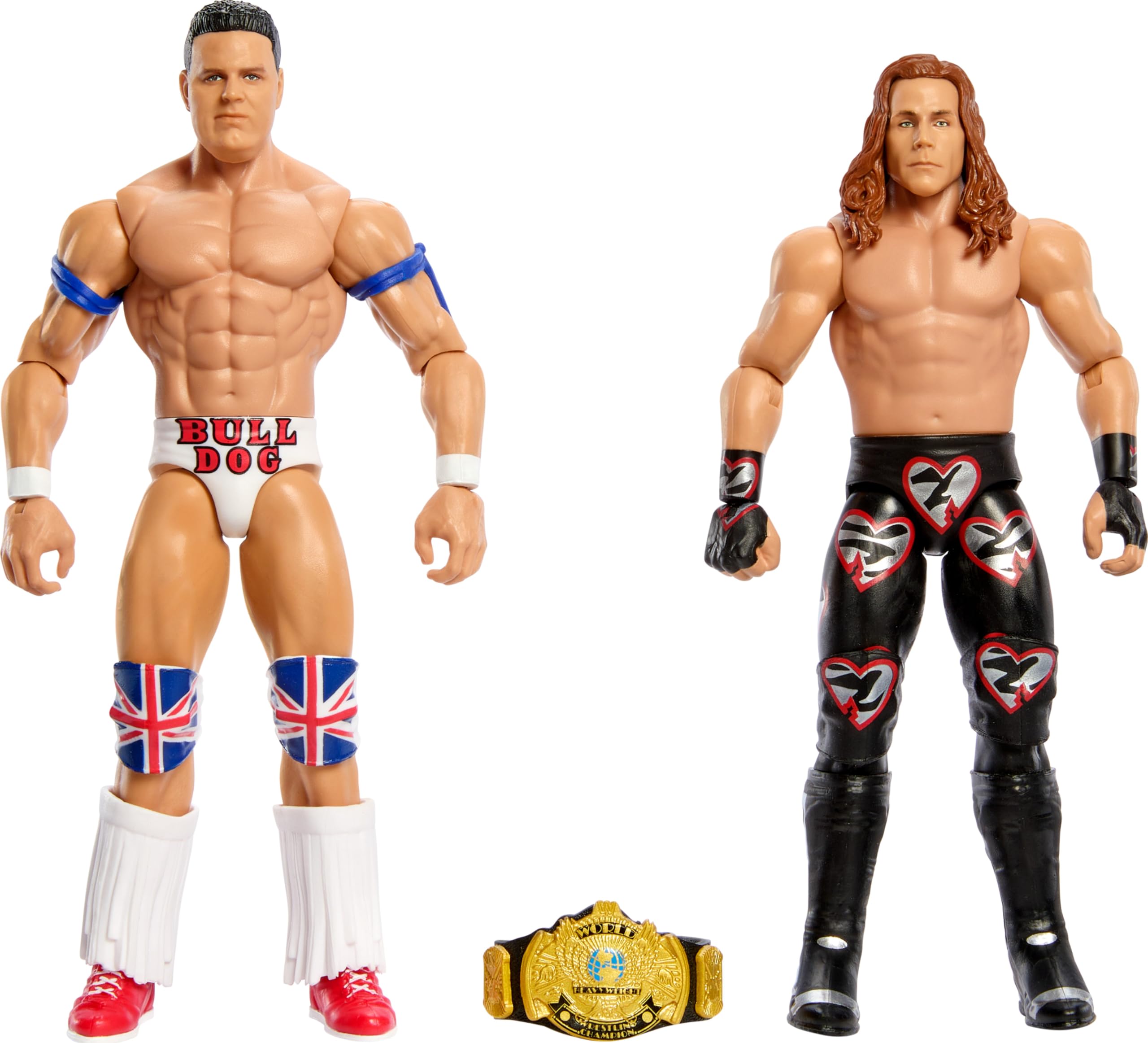 Conjunto De Bonecos De Ação Mattel Wwe Championship Showdown, Pacote Com 2