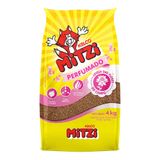 Areia Higiênica Mitzi Para Gatos Granulado Sanitário Perfumado Kelco 4kg