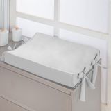 Trocador Mini Anatômico De Cômoda Para Bebe Cinza