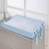 Trocador Mini Anatômico De Cômoda Para Bebe Azul