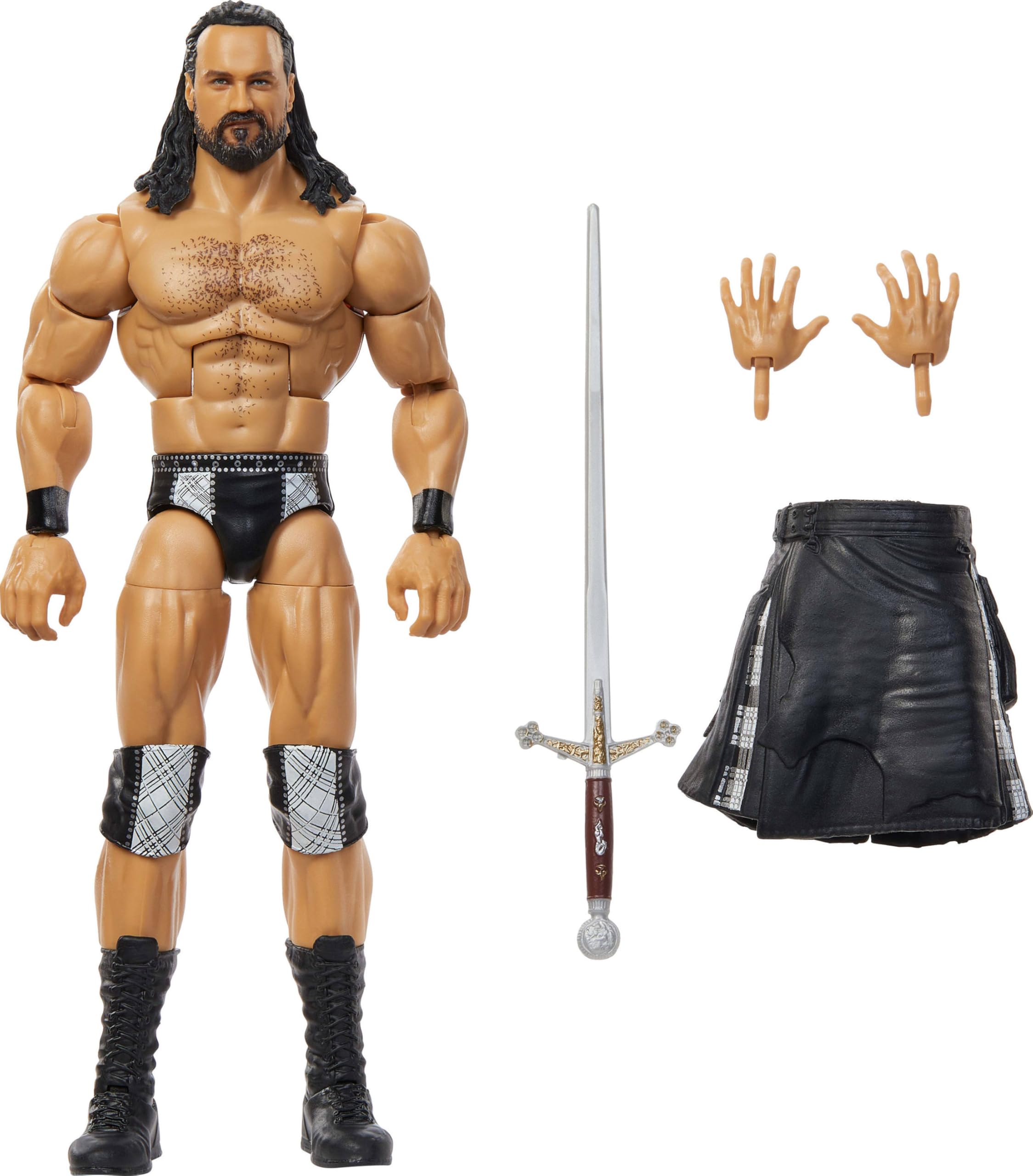 Boneco De Ação Mattel Wwe Elite Series #115 Drew Mcintyre De 6 Polegadas