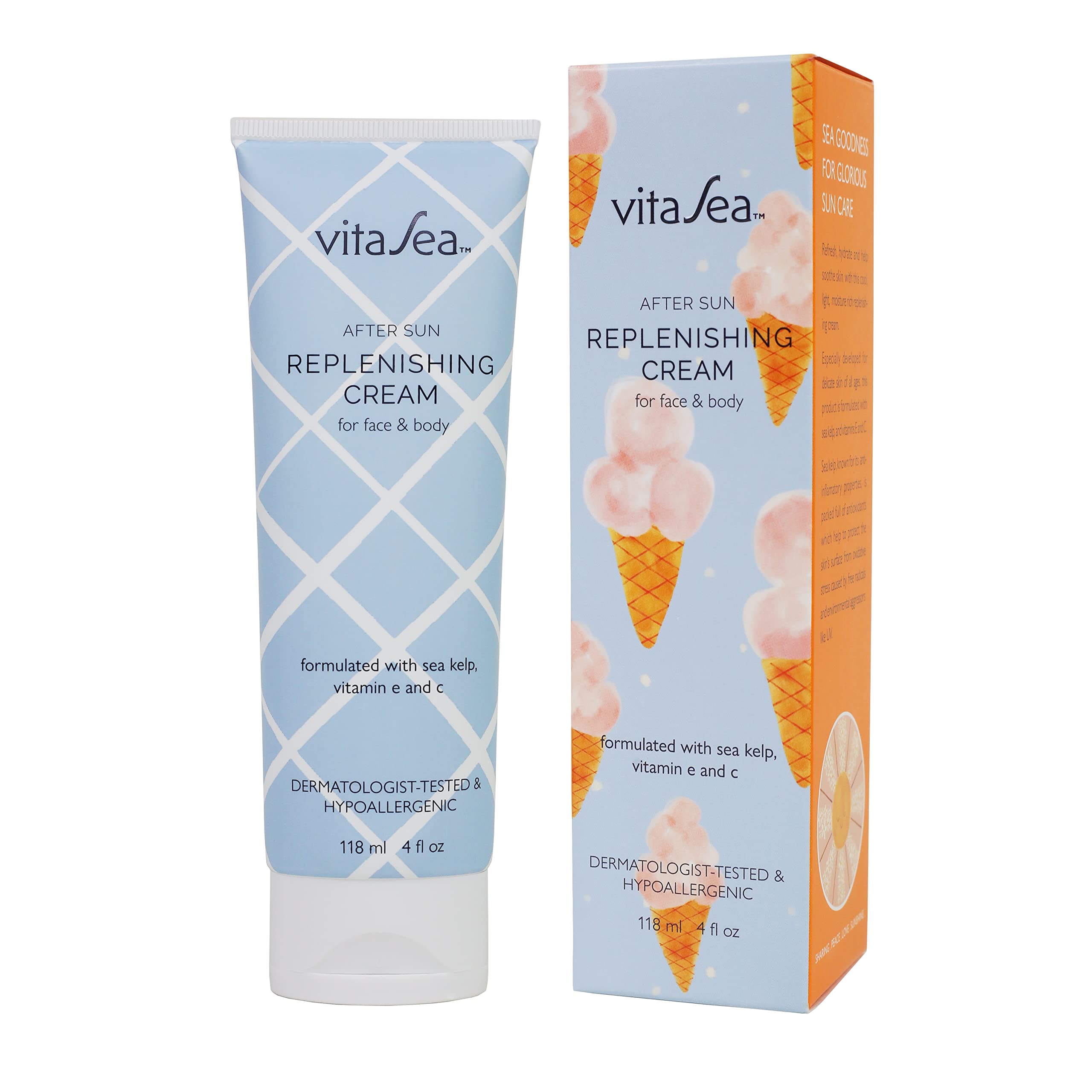 Creme Reabastecedor Pós-sol Vitasea Refresh 120ml