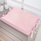 Trocador Mini Anatômico De Cômoda Para Bebe Rosa