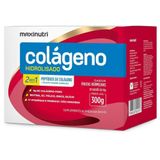 Colágeno Hidrolisado 2 Em 1 30 Sachês De 10g Sabor Frutas Vermelhas