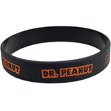 Pulseira De Silicone Dr Peanut Preta