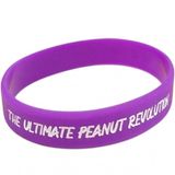 Pulseira De Silicone Dr Peanut Roxa