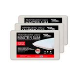Kit 3 Travesseiro Nasa 3d Espuma Conforto Viscoelástico