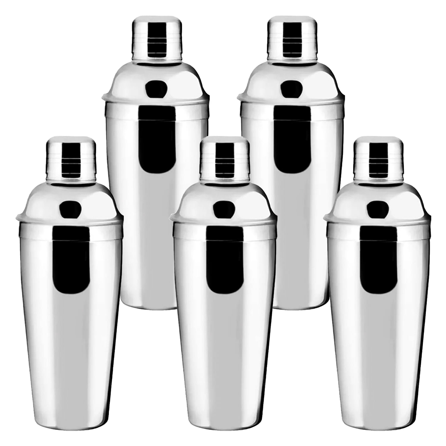 Coqueteleira Tradicional 3 Estágios 25oz / 750ml 50 Unidades