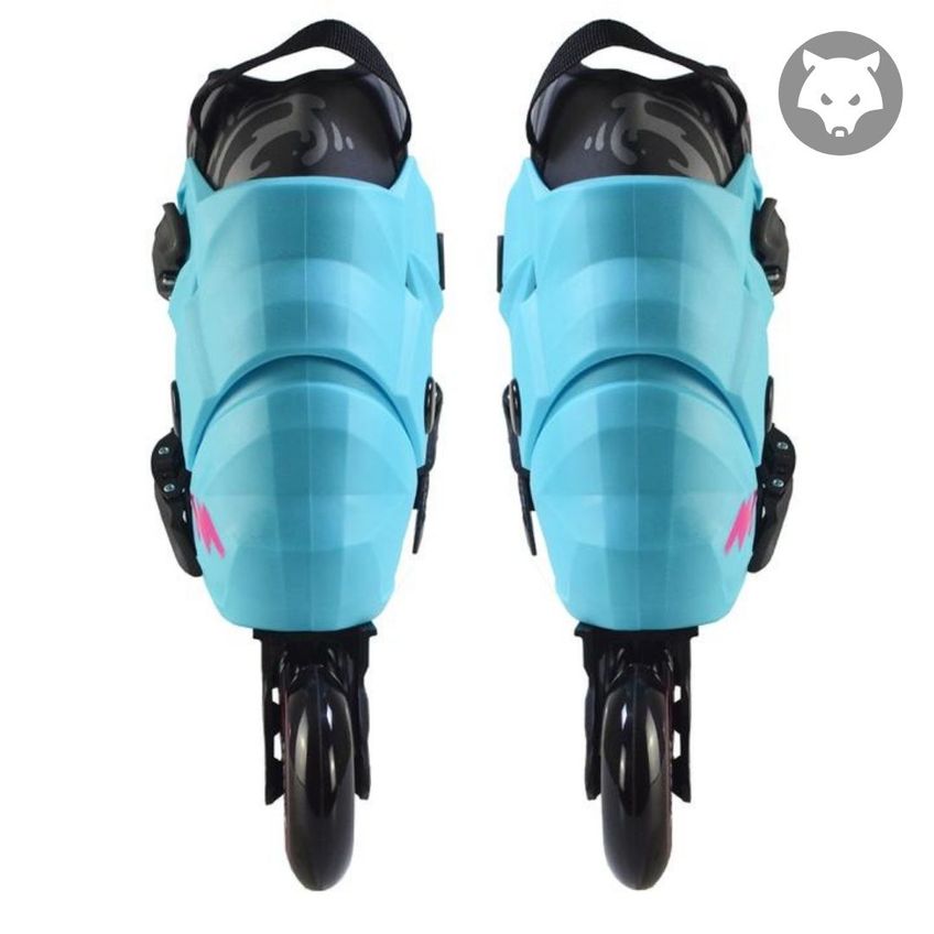 Patins Roller Revolt Azul Inline Traxart - imagem 4