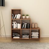 Estante Para Livros Multiuso E1718 Tecno Amendoa