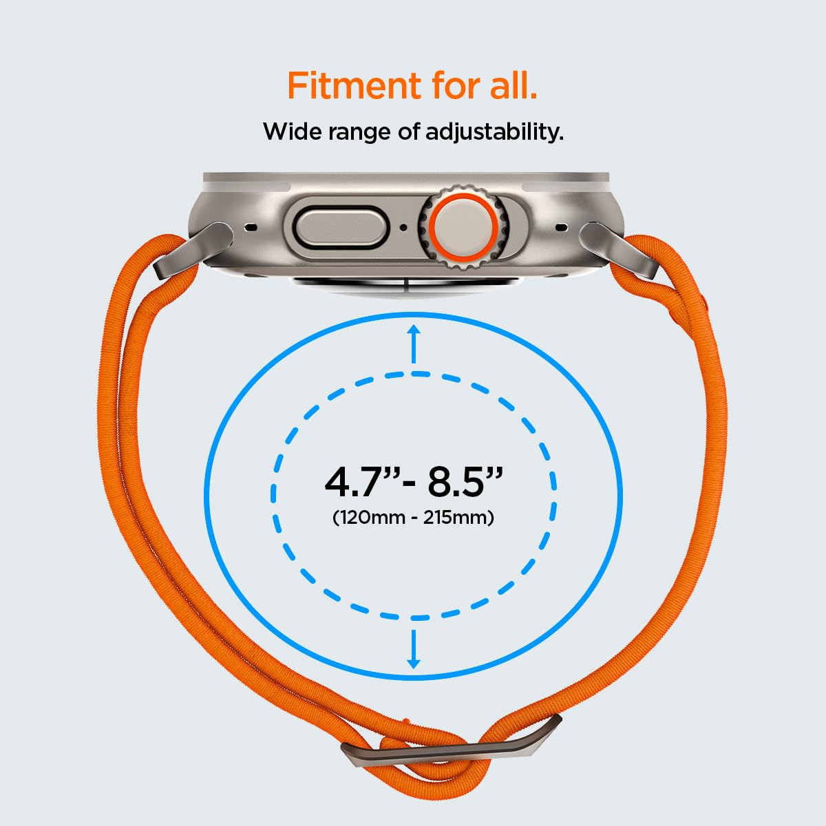 Pulseira De Relógio Spigen Lite Fit Ultra Para Apple Watch Orange