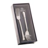 Jogo 12 Garfos E 12 Facas De Sobremesa Aço Inox Berna Wolff
