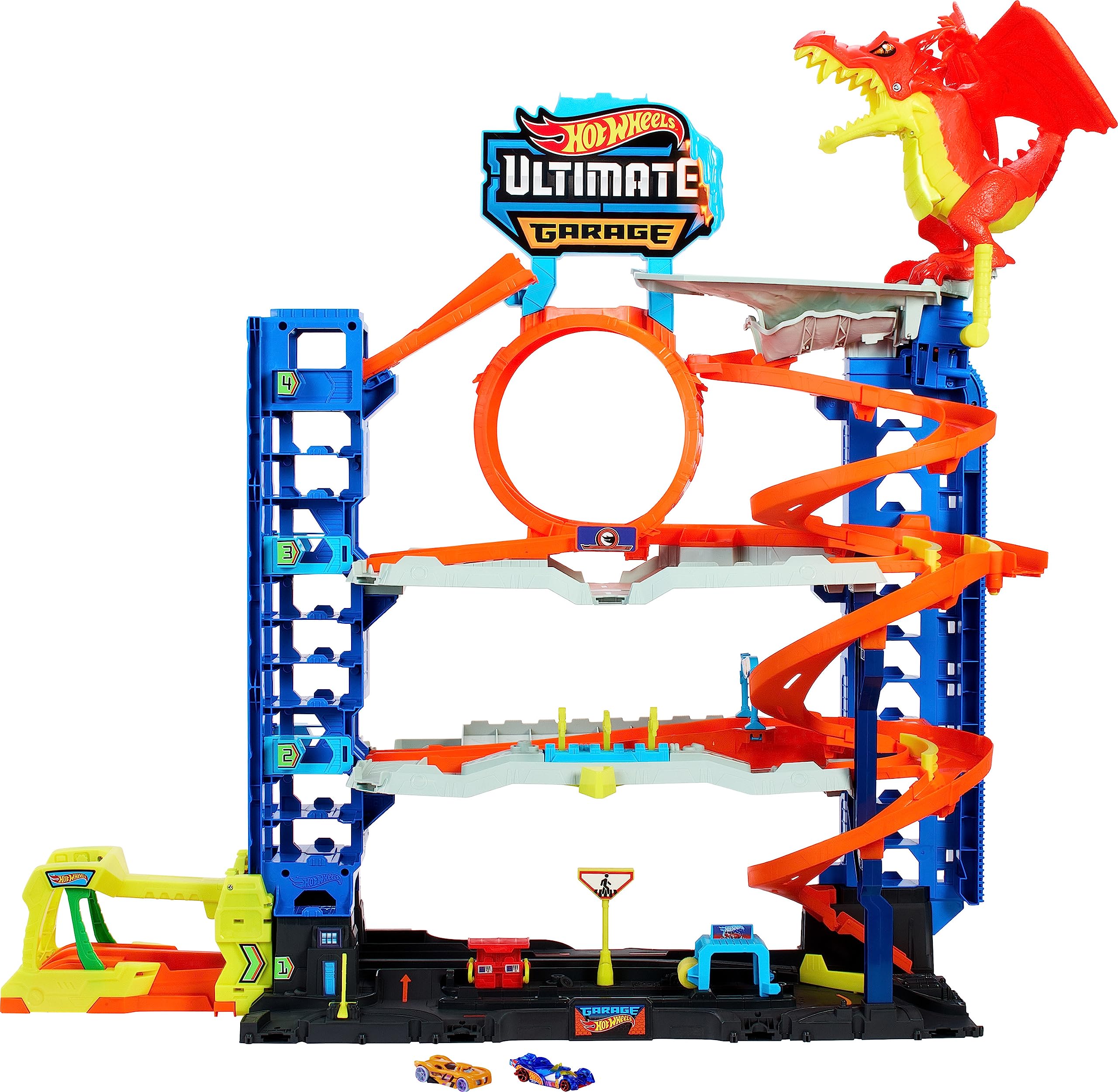 Playset Hot Wheels City Ultimate Garage Com 2 Carros +50 Carros