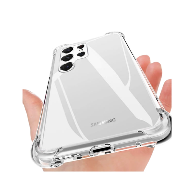 Capa Para Samsung Galaxy S22 Ultra Com Airbag De Silicone