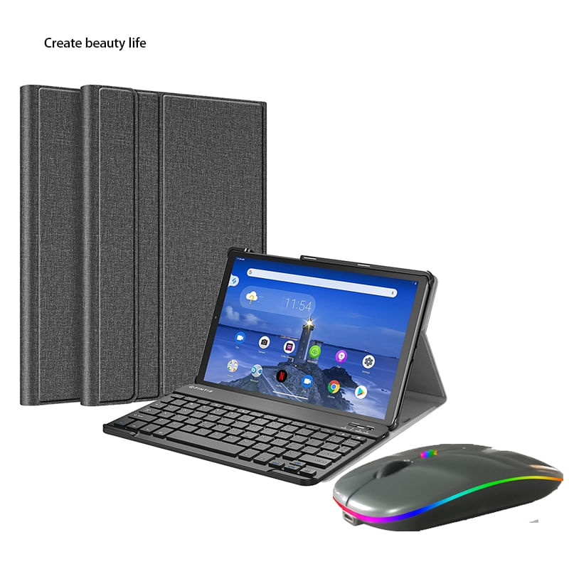 Capa De Teclado Para Samsung Galaxy Tab A7 10.4 Sm-t500 Sm-t505