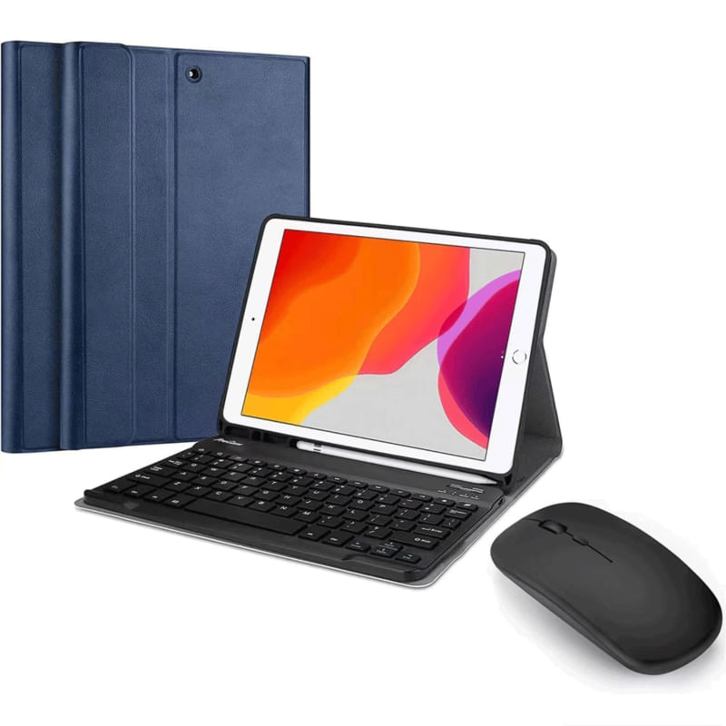 Capa De Teclado Samsung Galaxy Tab A7 10.4" Com Luz De Fundo Em Espanhol