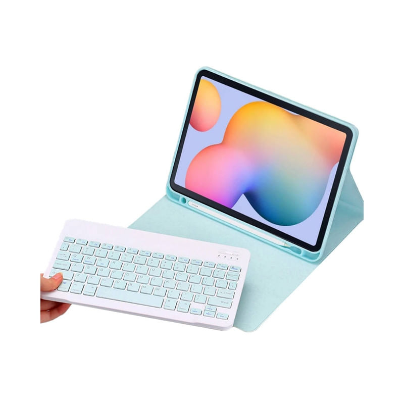 Capa Para Tablet Com Teclado Bluetooth Para Galaxy Tab S6 Lite