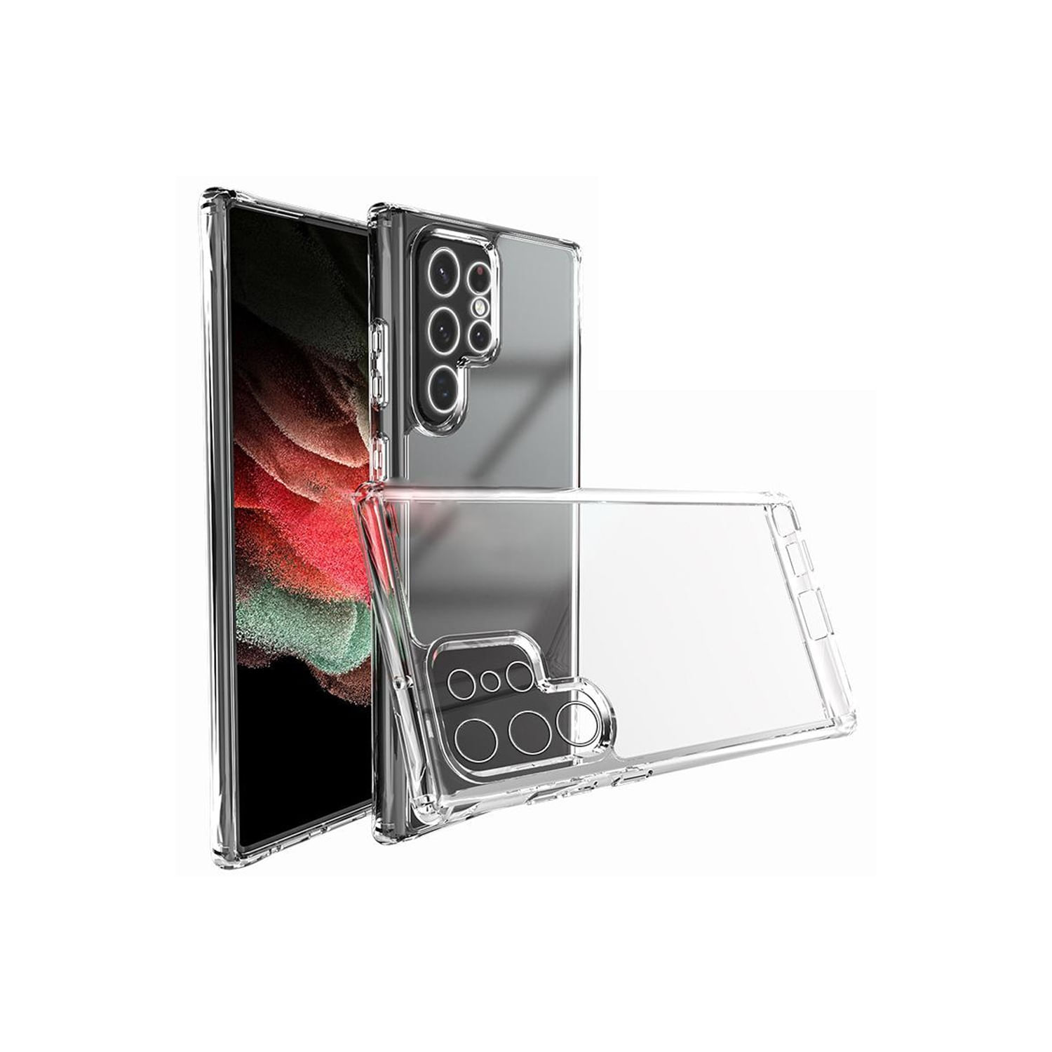 Capa Para Celular E Kit De Filme De Hidrogel Galaxy S22 Ultra