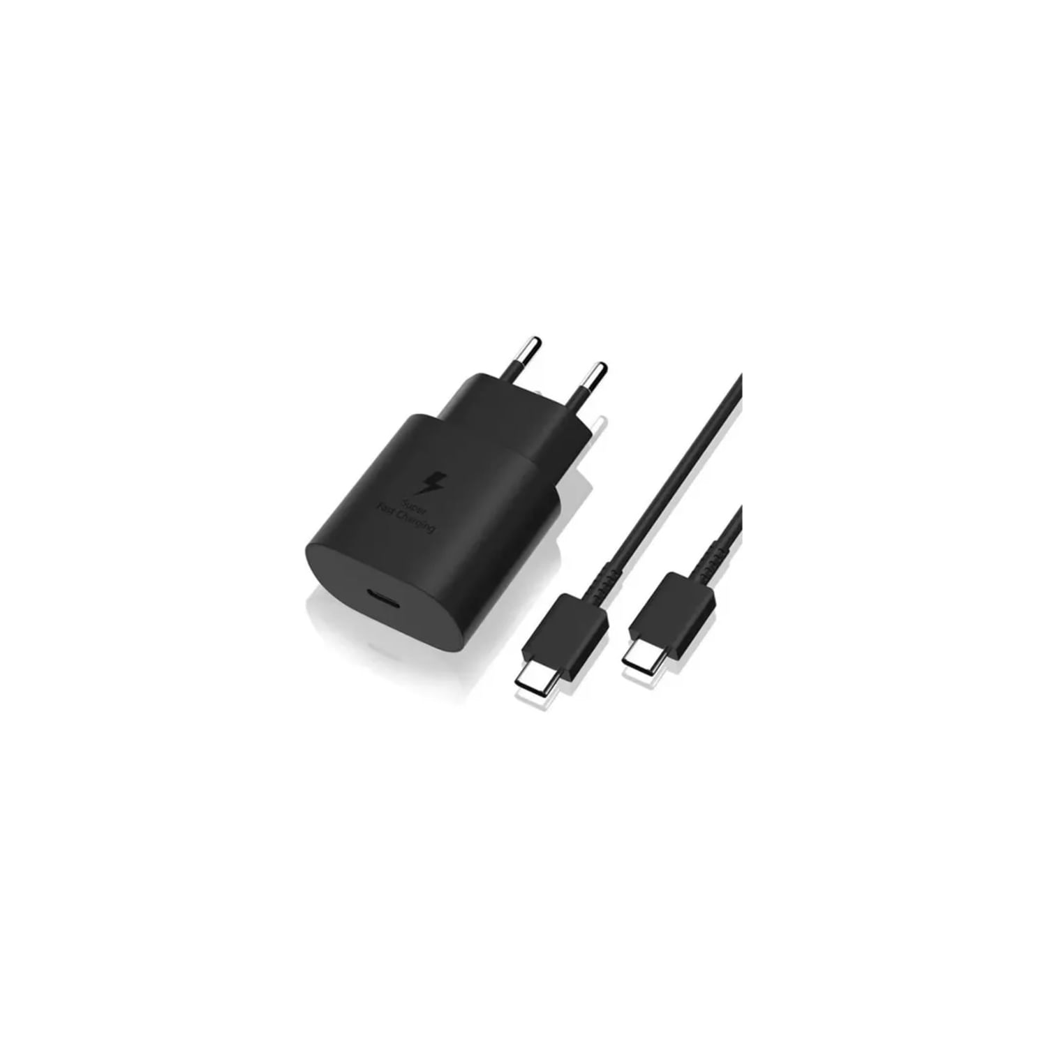 Carregador Samsung 25w Tipo C Para Tipo C Carregamento Super Rápido