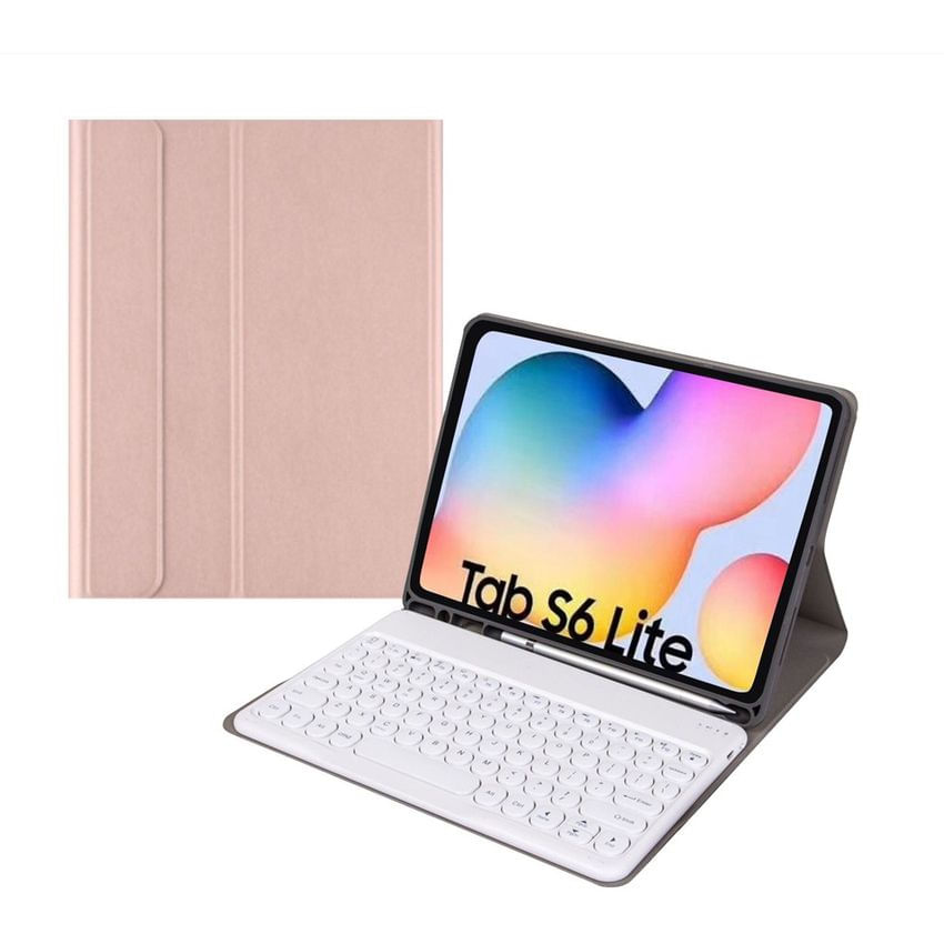 Capa Para Tablet E Teclado Bluetooth Samsung Galaxy Tab S6 Lite