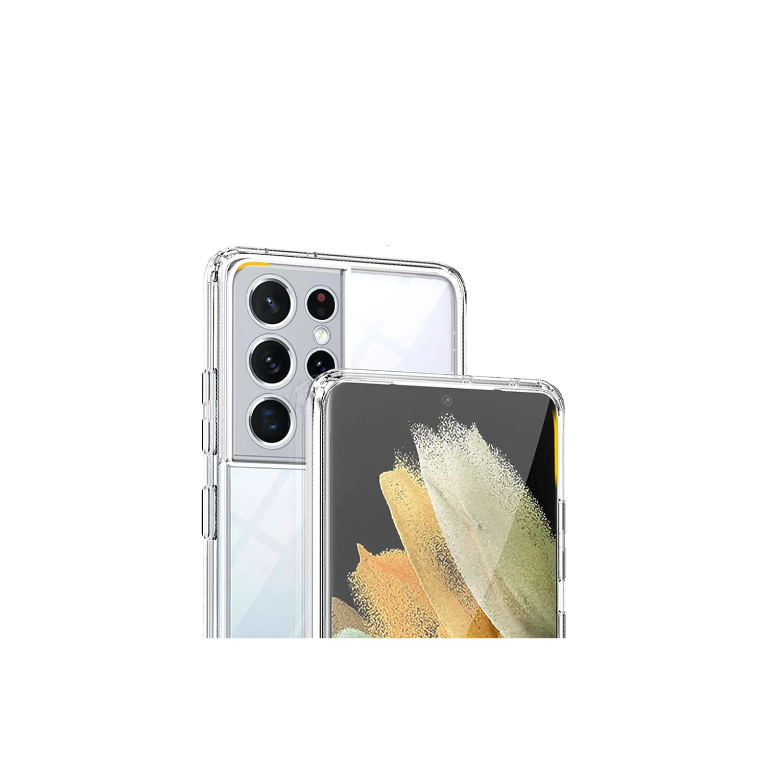 Capa De Telefone Transparente Anti-choque Para Samsung Galaxy S22